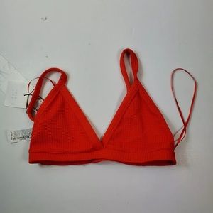Zara swim top, NWT, burnt orange